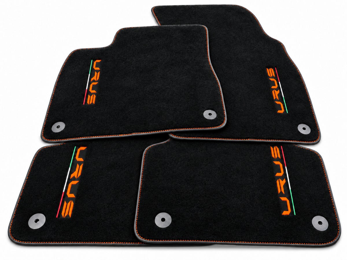 Tapis de sol pour Lamborghini Urus tapis sur mesure - Orange