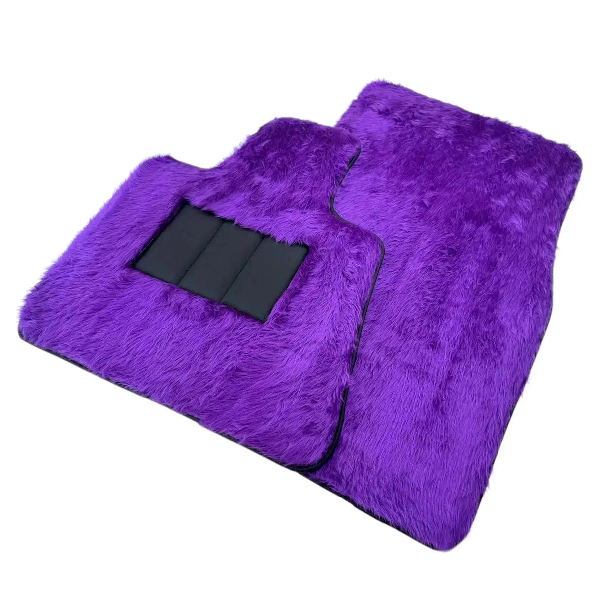 Violet Sheepskin Floor Mats for Rolls-Royce Phantom Sedan (2003-2016)