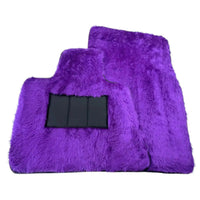 Tapis de sol en peau de mouton violet pour Rolls-Royce Phantom VIII (2017-2024) - AutoWin
