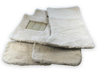 White Sheepskin Floor Mats For Bentley Flying Spur (2005-2013) Er56 Design Brand - AutoWin