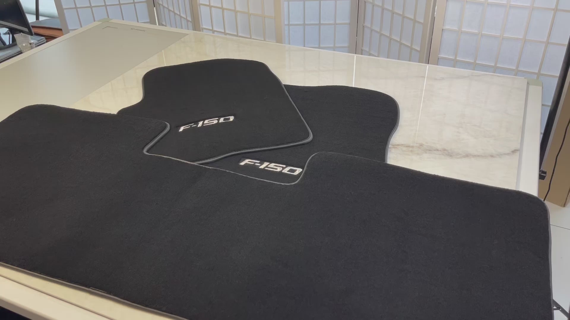Tapis de voiture noir pour Ford F150 2009-2014 - AutoWin