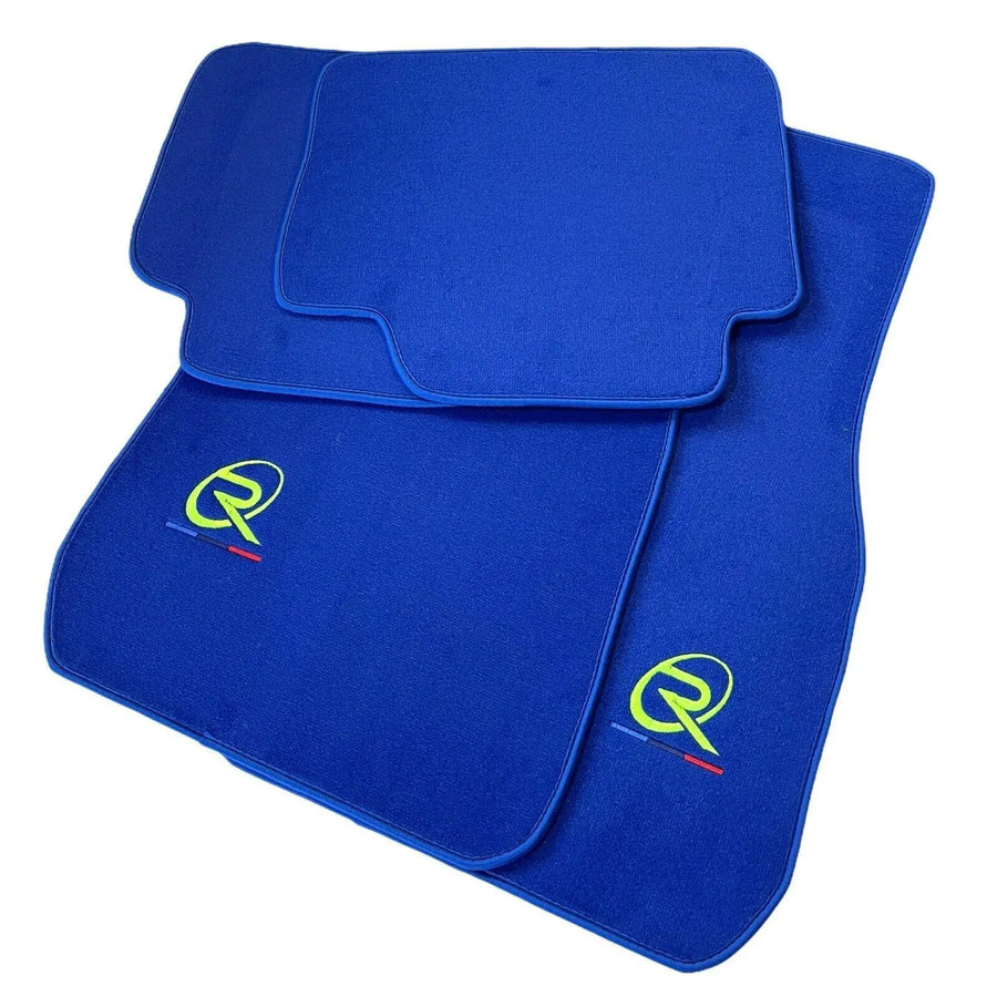 Blue Floor Mats For BMW 3 Series E90 Tailored Set - AutoWin