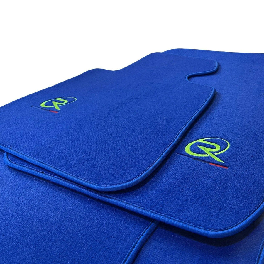 Blue Floor Mats For BMW 3 Series E90 Tailored Set - AutoWin