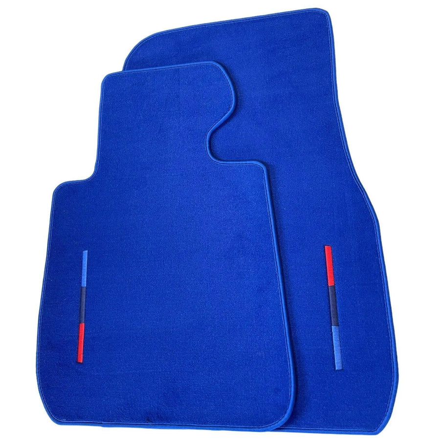 Blue Floor Mats For BMW M4 Series F83 With M Package - AutoWin