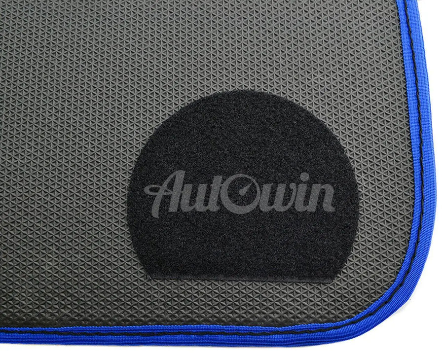 Blue Floor Mats For BMW M4 Series F83 With M Package - AutoWin