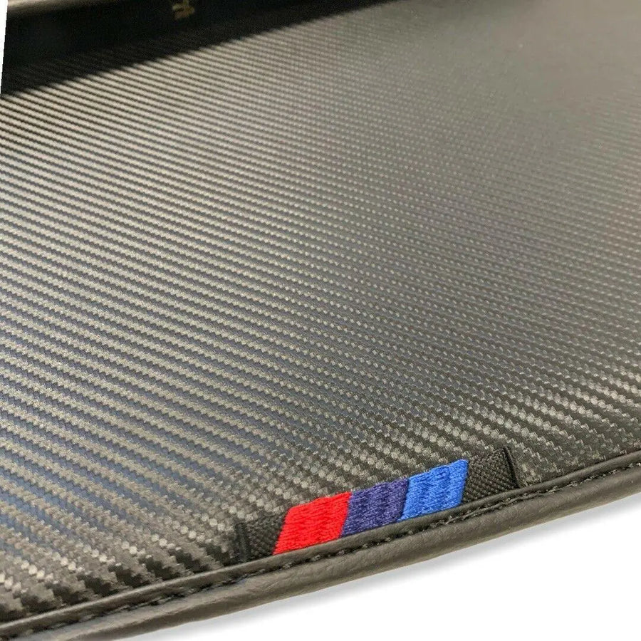 Floor Mats For BMW 6 Series E63 Autowin Brand Carbon Fiber Leather - AutoWin