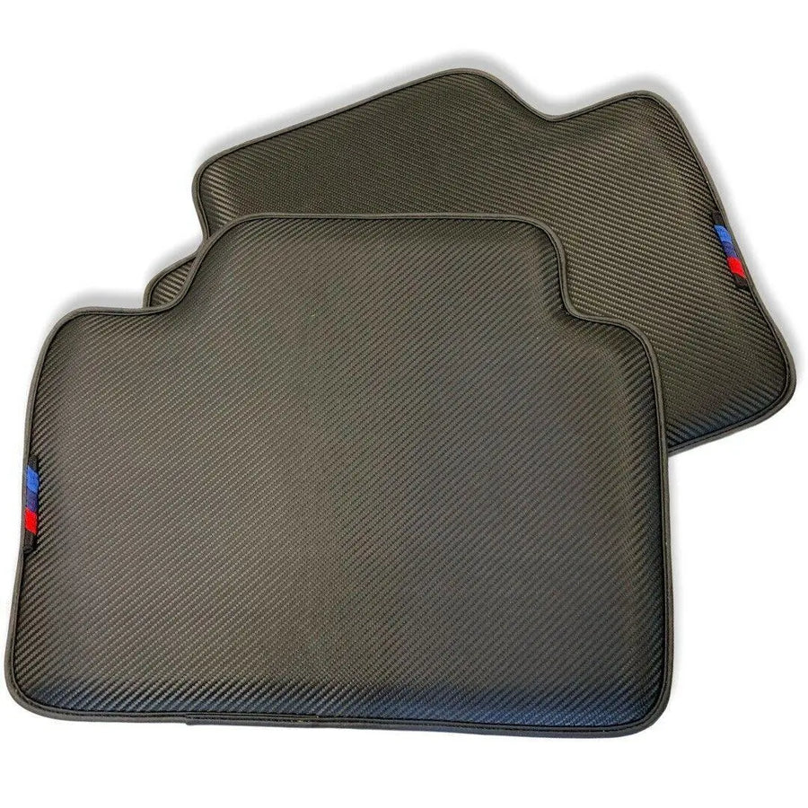 Floor Mats For BMW M4 Series F83 Autowin Brand Carbon Fiber Leather - AutoWin