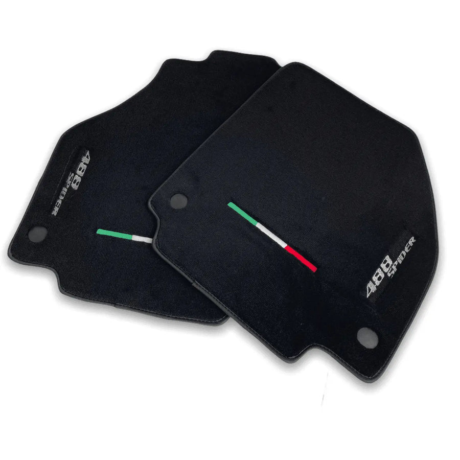Floor Mats For Ferrari 488 Spider 2015-2022 AutoWin Brand Italian Edition - AutoWin