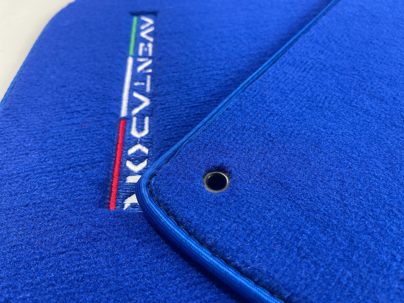 Floor Mats for Lamborghini Aventador Blue Color Carpet - AutoWin