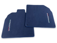 Floor Mats for Lamborghini Aventador Dark Blue Color - AutoWin
