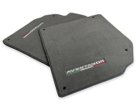 Floor Mats for Lamborghini Aventador Gray Color Carpet - AutoWin