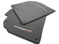 Floor Mats for Lamborghini Aventador Gray Color Carpet - AutoWin