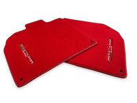 Floor Mats for Lamborghini Aventador Red Color Carpet - AutoWin