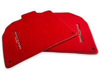 Floor Mats for Lamborghini Aventador Red Color Carpet - AutoWin