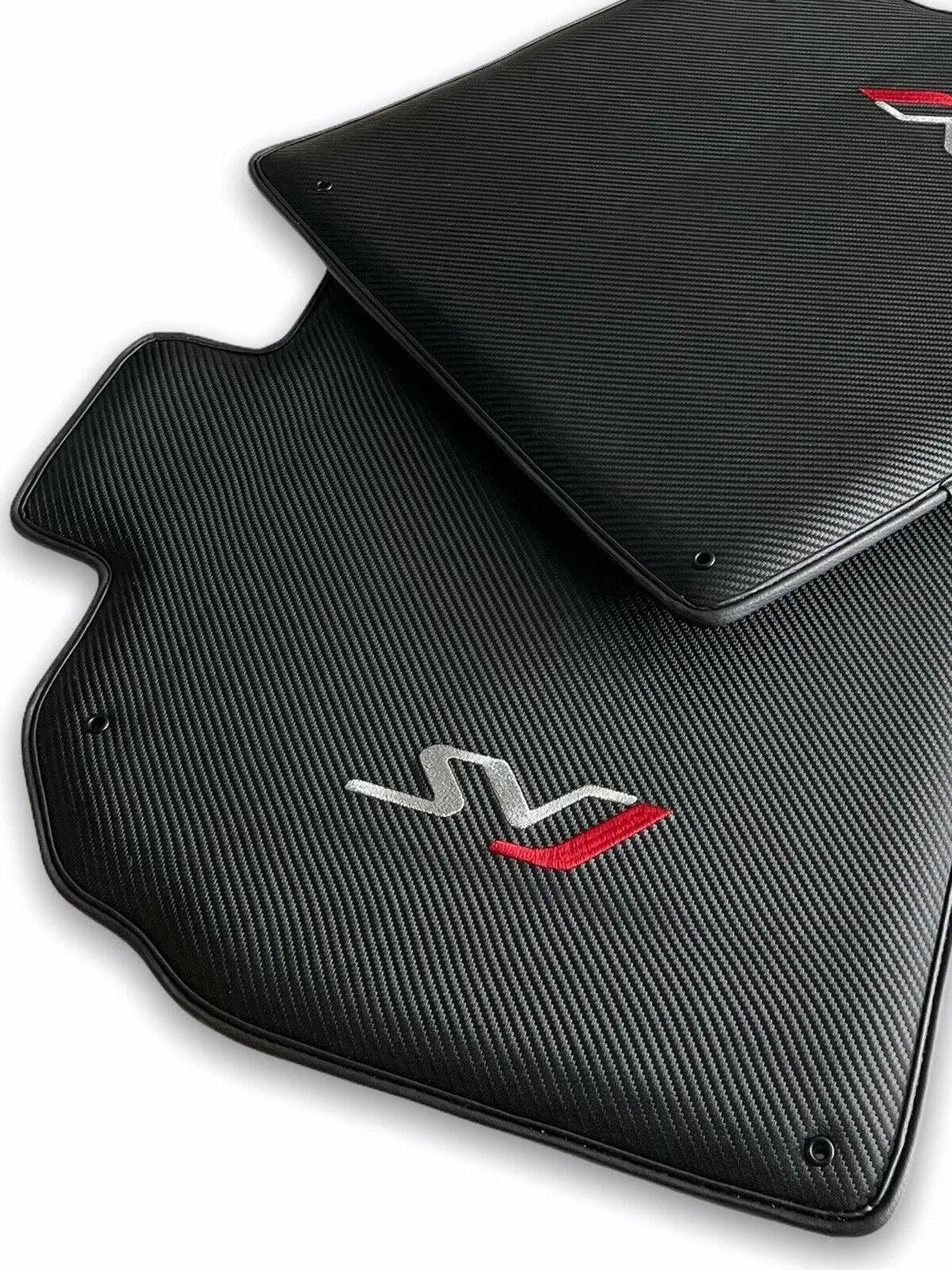 Floor Mats for Lamborghini Aventador Svj Leather Carbon Limited Edition - AutoWin