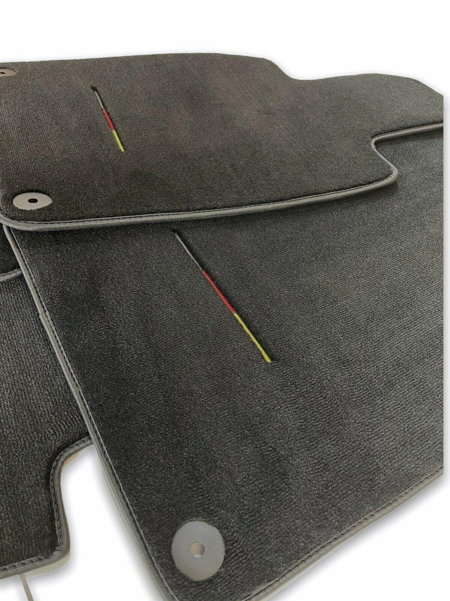 Floor Mats for Porsche Taycan 2019-2023 Carpet Germany Flag AutoWin Brand - AutoWin