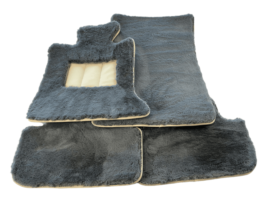 Sheepskin Floor Mats For Rolls Royce Cullinan Rr31 2018-2023 Er56 Design Brand - AutoWin