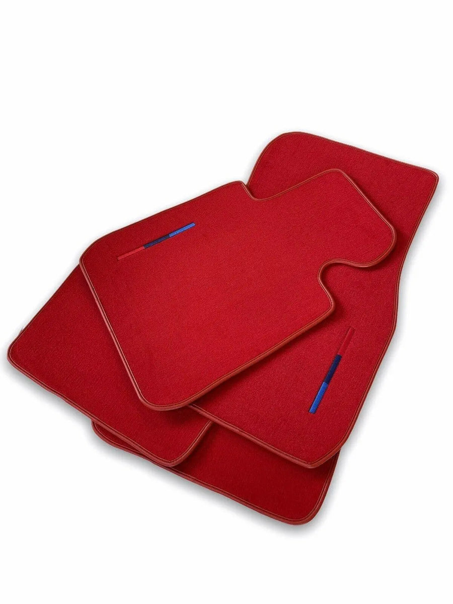 Red Floor Mats For BMW 4 Series F36 Gran Coupe With M Package - AutoWin