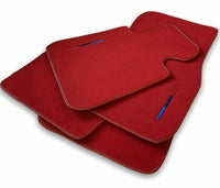 Red Floor Mats For BMW X4 Series G02 With M Package - AutoWin