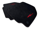 Alcantara Floor Mats for Ferrari 488 Spider 2016-2022 Red Sewing - AutoWin