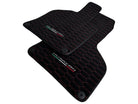 Alcantara Floor Mats for Lamborghini Huracan Red Sewing - AutoWin