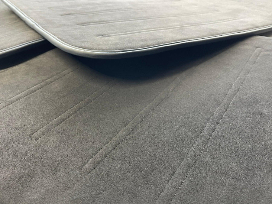 Alcantara Floor Mats For Rolls Royce Black Badge Ghost Series II (2021-2024) - AutoWin