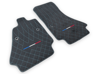Alcantara Leather Floor Mats For Bugatti Chiron Limited Edition - AutoWin