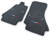 Alcantara Leather Floor Mats For Bugatti Chiron Limited Edition - AutoWin