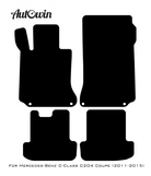 Beige Floor Mats For Mercedes Benz C-Class C204 Coupe (2011-2015) | Limited Edition - AutoWin