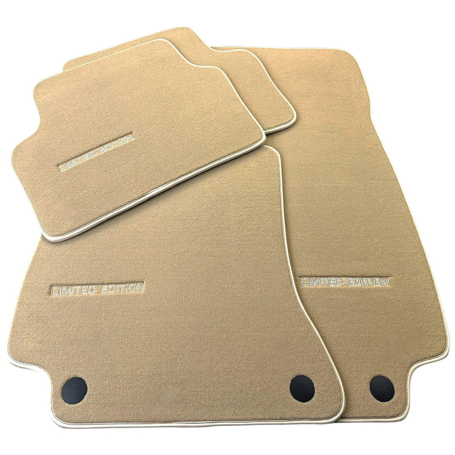 Beige Floor Mats For Mercedes Benz GL-Class X166 (2012-2015) | Limited Edition - AutoWin