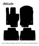 Beige Floor Mats For Mercedes Benz GLE-Class C167 Coupe (2020-2023) | Limited Edition - AutoWin