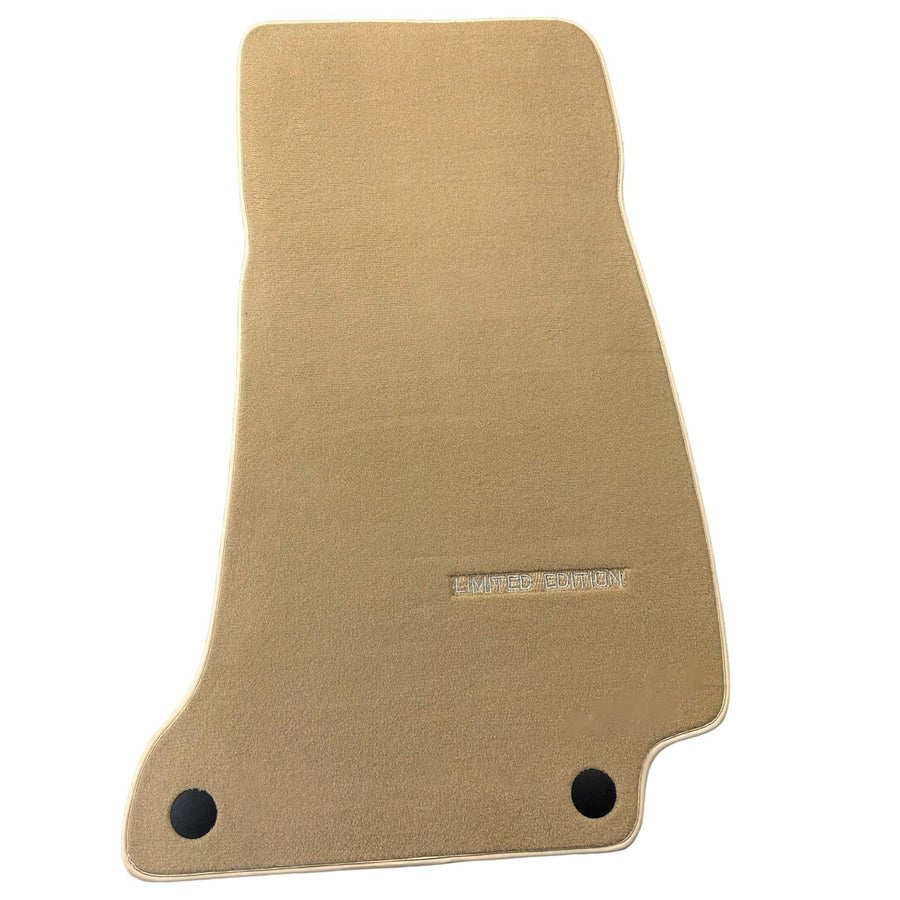 Beige Floor Mats For Mercedes Benz S-Class W126 (1979-1991) | Limited Edition - AutoWin