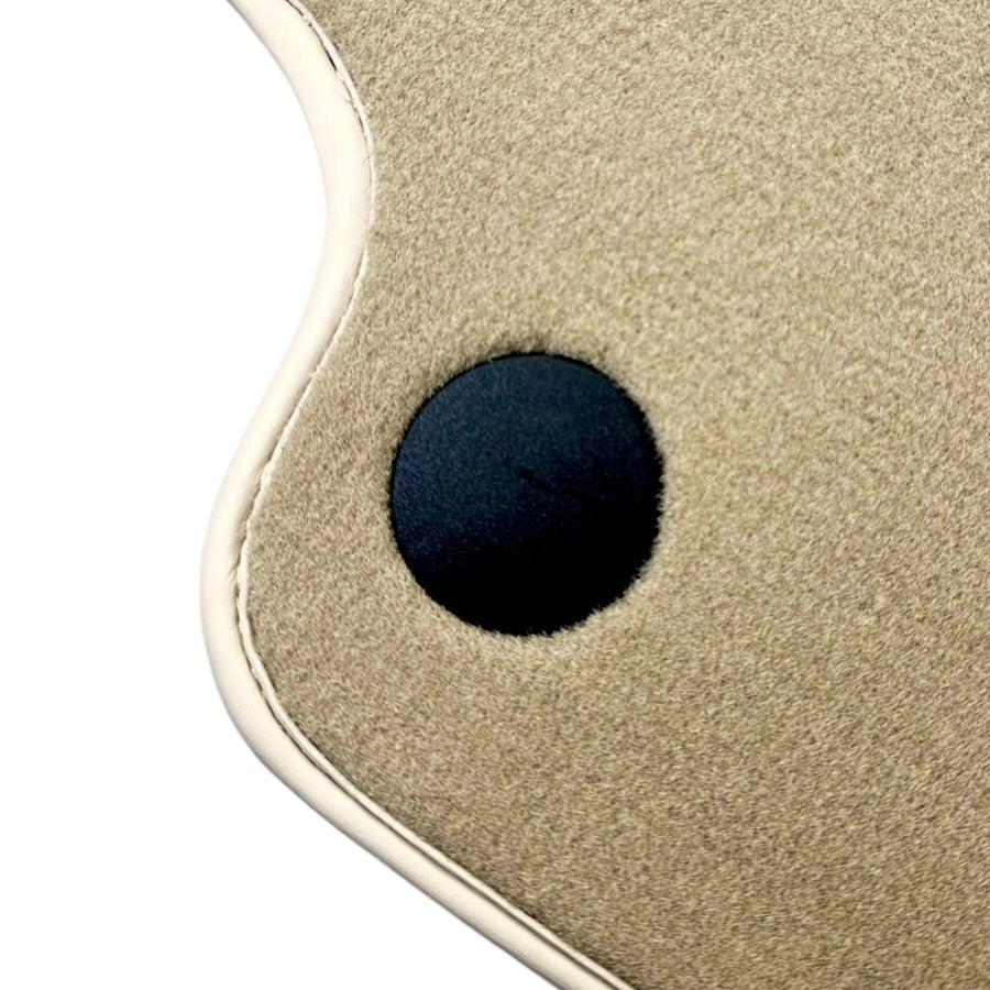 Beige Floor Mats For Mercedes Benz S-Class W220 (1998-2005) Long Wheelbase | Limited Edition - AutoWin