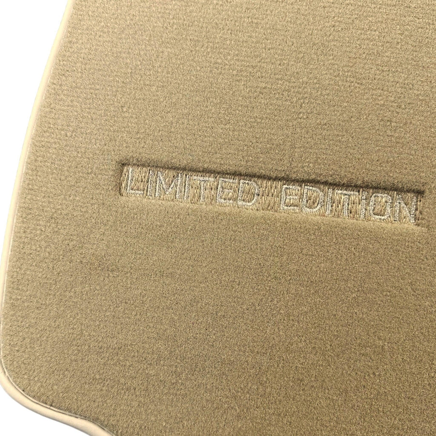Beige Floor Mats For Mercedes Benz S-Class W220 (1998-2005) Long Wheelbase | Limited Edition - AutoWin