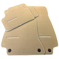 Beige Floor Mats For Mercedes Benz S-Class W220 (1998-2005) Long Wheelbase | Limited Edition - AutoWin