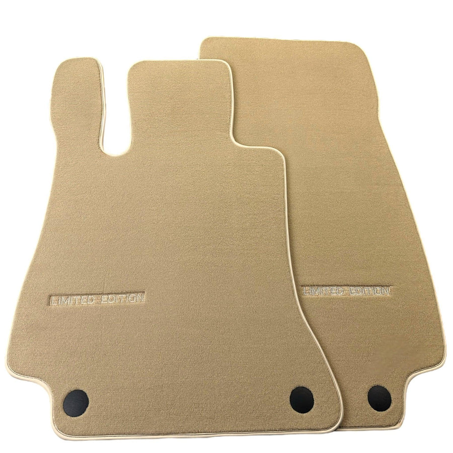 Beige Floor Mats For Mercedes Benz S-Class W220 (1998-2005) Long Wheelbase | Limited Edition - AutoWin