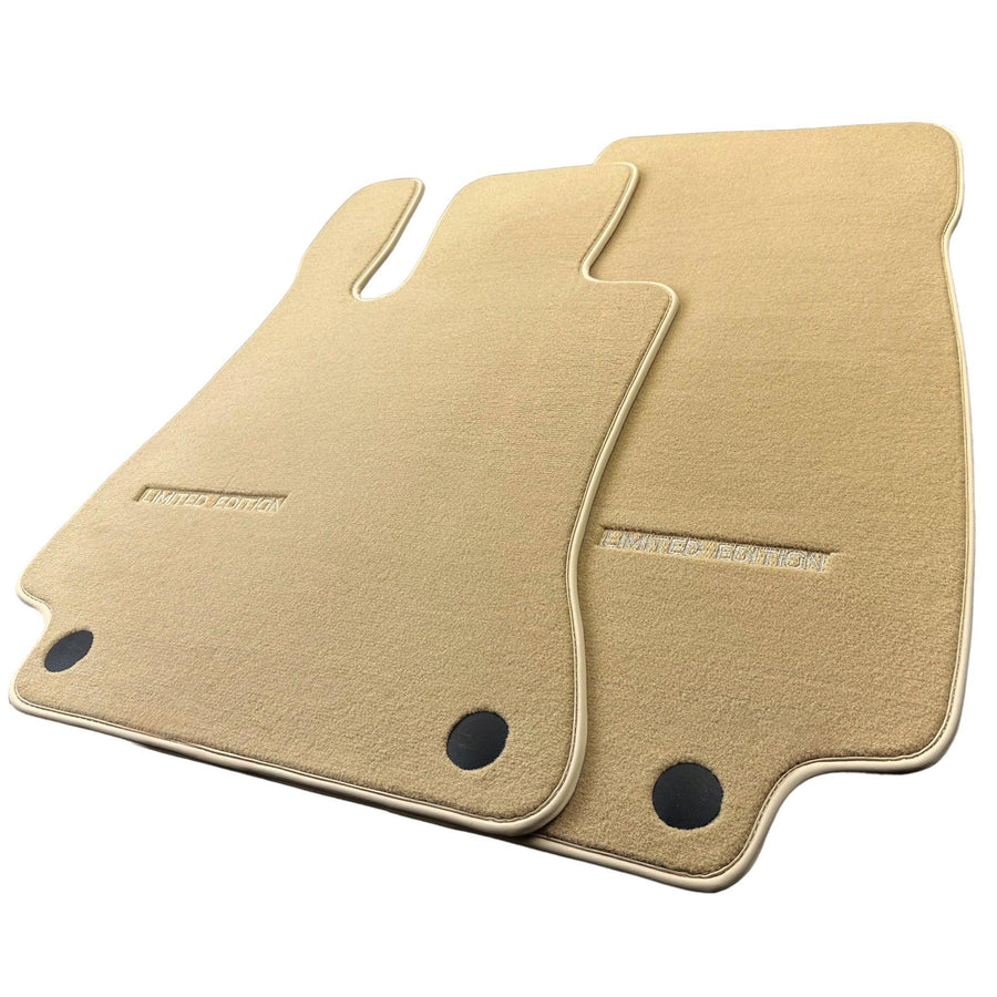 Beige Floor Mats For Mercedes Benz S-Class W220 (1998-2005) Long Wheelbase | Limited Edition - AutoWin