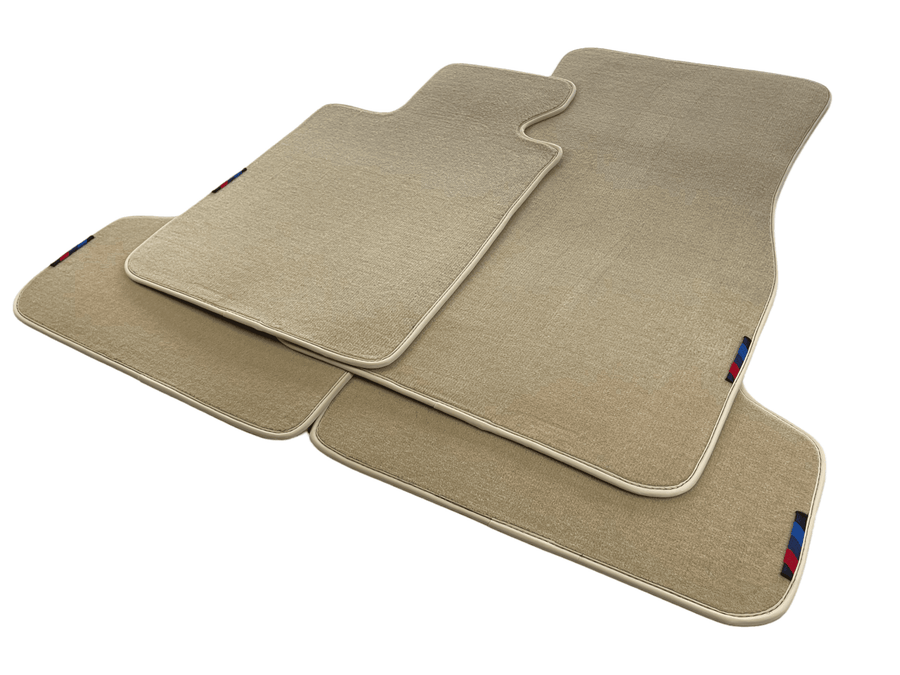 Beige Mats For BMW 1 Series F21 3-door Hatchback With M Package - AutoWin