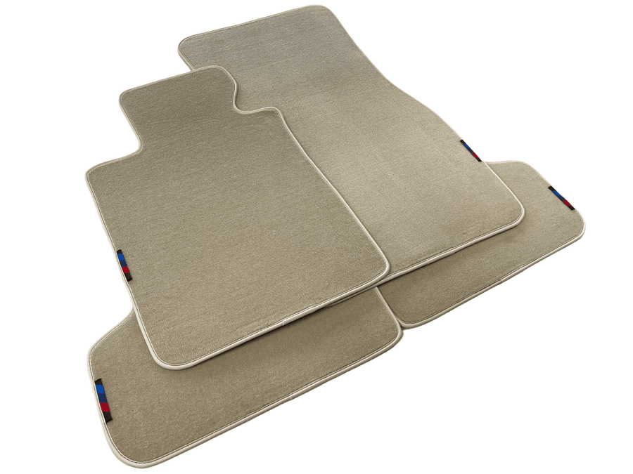 Beige Mats For BMW 1 Series F21 3-door Hatchback With M Package - AutoWin