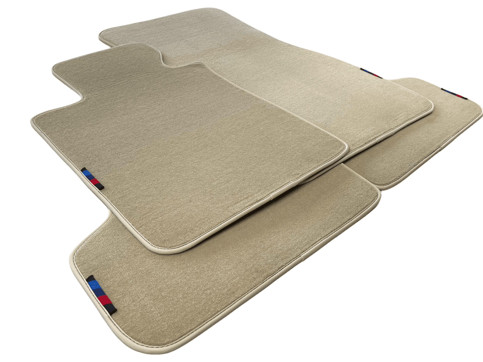 Beige Mats For BMW 3 Series E46 4-door Sedan With M Package - AutoWin