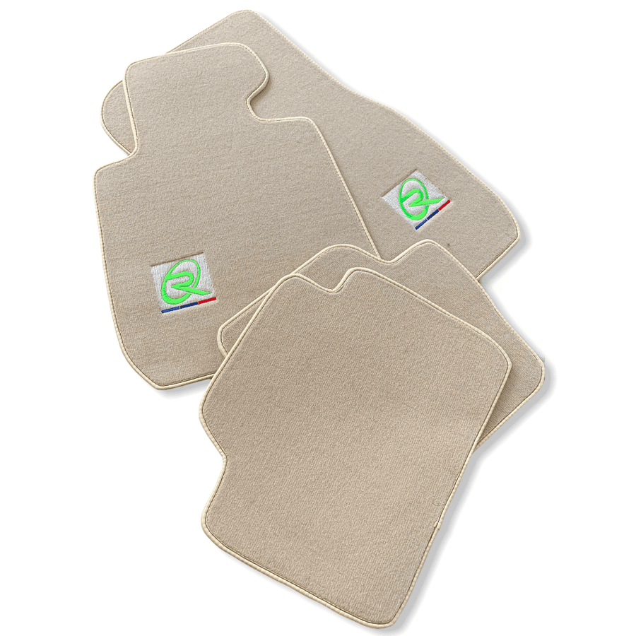 Beige Mats For BMW 6 Series E64 Convertible Tailored Set Perfect Fit - AutoWin