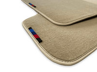 Beige Mats For BMW M2 G87 With M Package - AutoWin