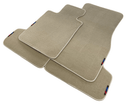 Beige Mats For BMW M3 4-door E90 With M Package - AutoWin