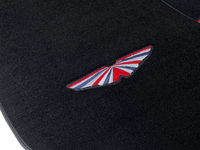 Black Floor Mats For Aston Martin Vanquish (2012–2018) Er56 Design - AutoWin