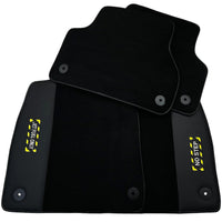 Black Floor Mats for Audi A4 - B5 Facelift Sedan (1999-2001) | Fighter Jet Edition - AutoWin