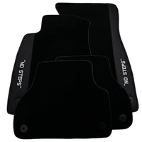 Black Floor Mats for Audi A4 - B5 Sedan (1995 - 1999) | No Steps - AutoWin