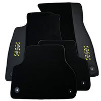 Black Floor Mats for Audi A5 - F53 Coupe (2020-2023) | Fighter Jet Edition - AutoWin