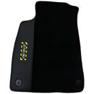 Black Floor Mats for Audi A6 - C6 Allroad Quattro Facelift (2008-2011) | Fighter Jet Edition - AutoWin