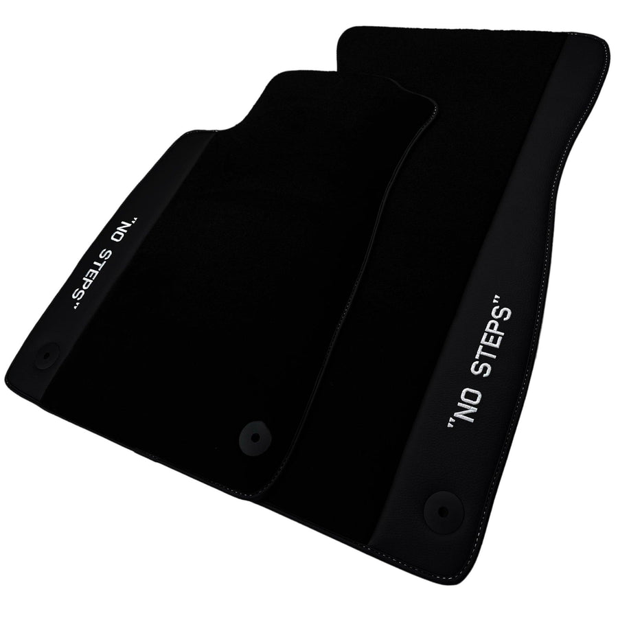 Black Floor Mats for Audi A6 - C8 Allroad Quattro (2019-2023) | No Steps - AutoWin