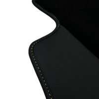 Black Floor Mats for Audi Q4 E-tron (2021-2024) | Fighter Jet Edition - AutoWin